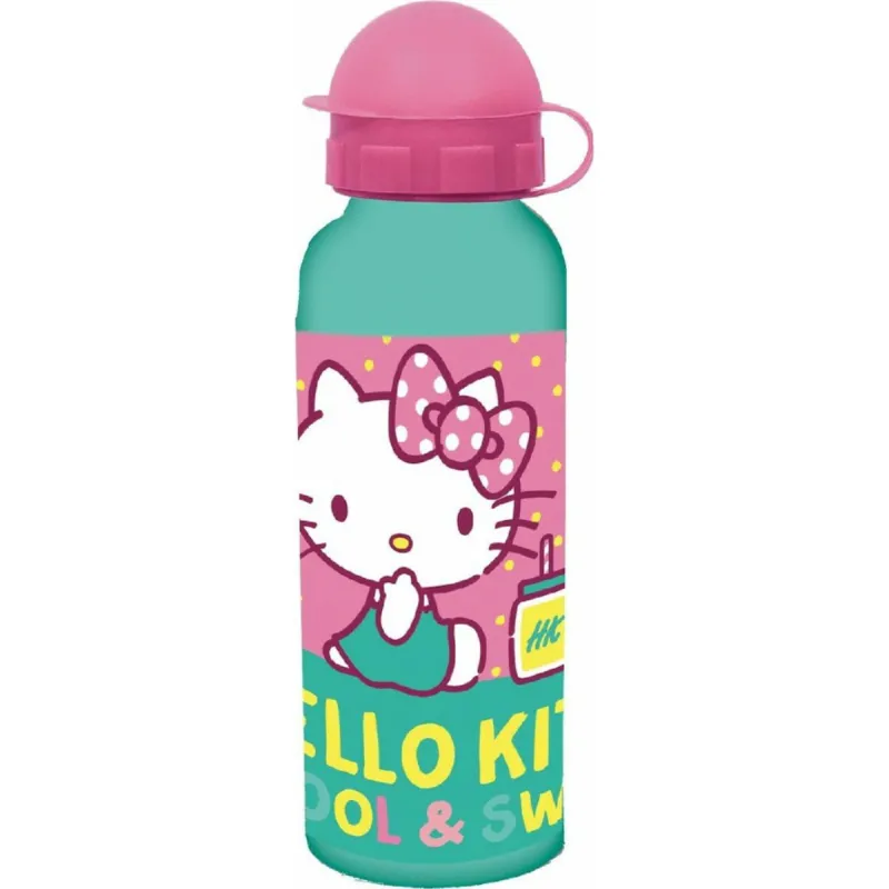 Gim - Παγούρι Αλουμινίου, Hello Kitty 520 ml 557-93232