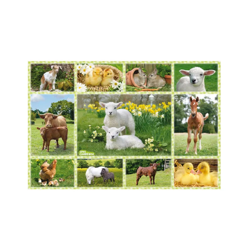 Schmidt Spiele - Puzzle Baby Farm Animals 100 Pcs 56194