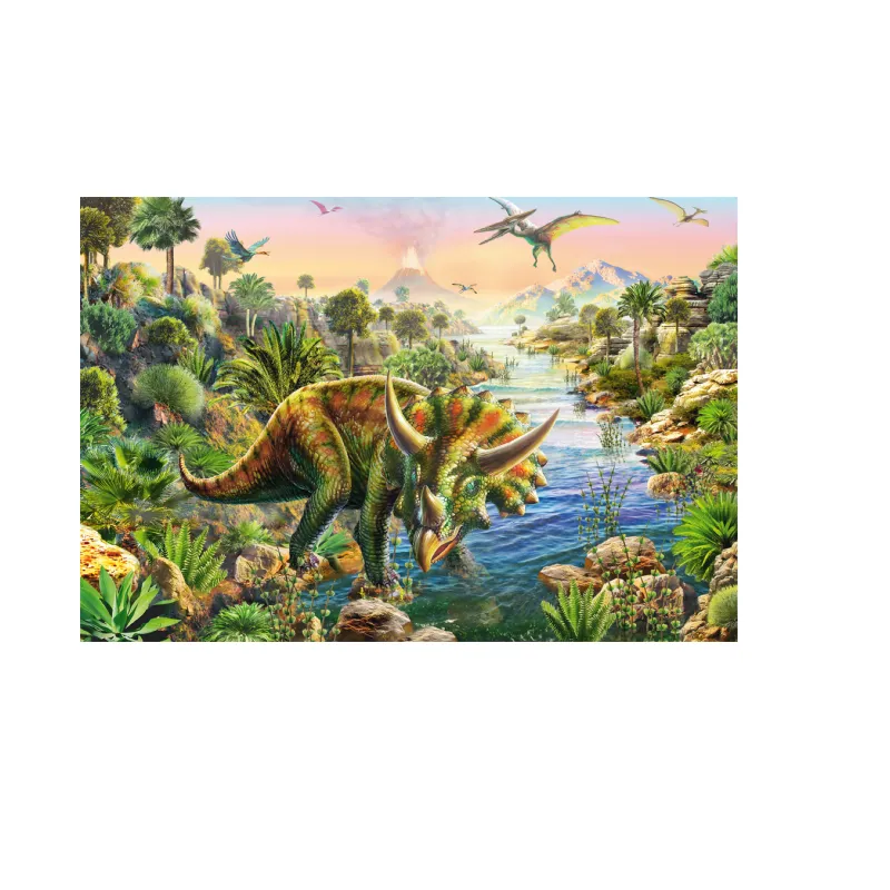 Schmidt Spiele - Puzzle 3 in 1 Δεινόσαυροι 48/48/48 Pcs 56202