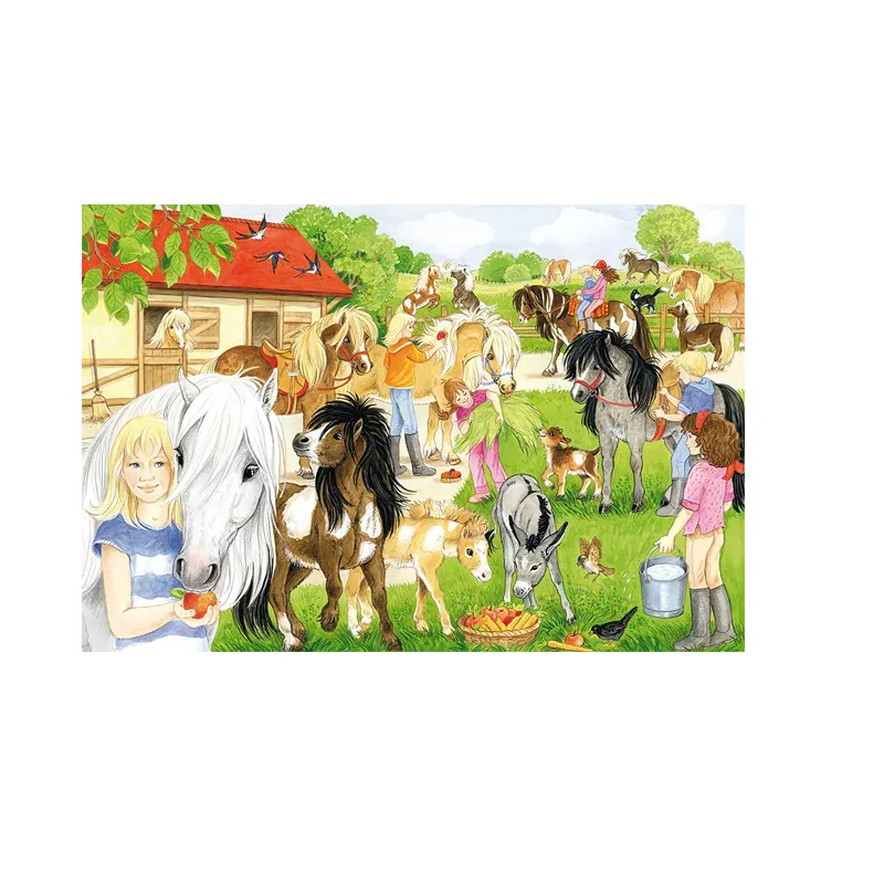 Schmidt Spiele – Puzzle Fun At The Riding Stables 60 Pcs 56205
