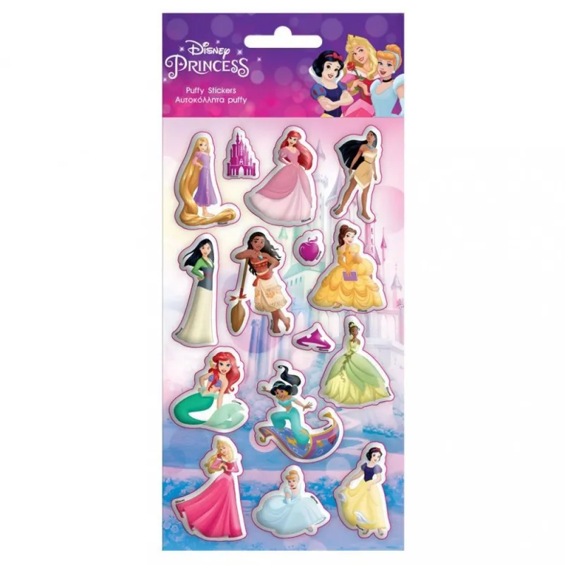 Diakakis - Αυτοκόλλητα Puffy, Princess 562872
