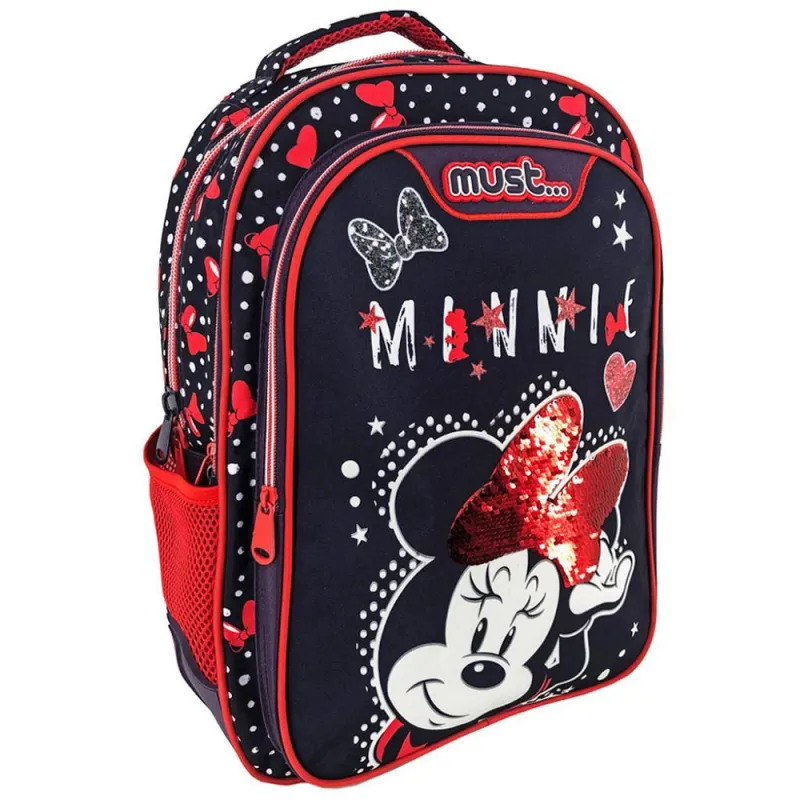 Diakakis - Τσάντα Πλάτης Δημοτικού Must, Glow In The Dark, Disney Minnie Mouse, Cute Is A Lifestyle 562943