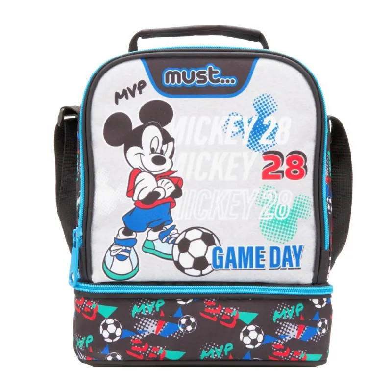 Diakakis - Τσαντάκι Φαγητού Ισοθερμικό Must, Disney Mickey Mouse, Game Day 563022