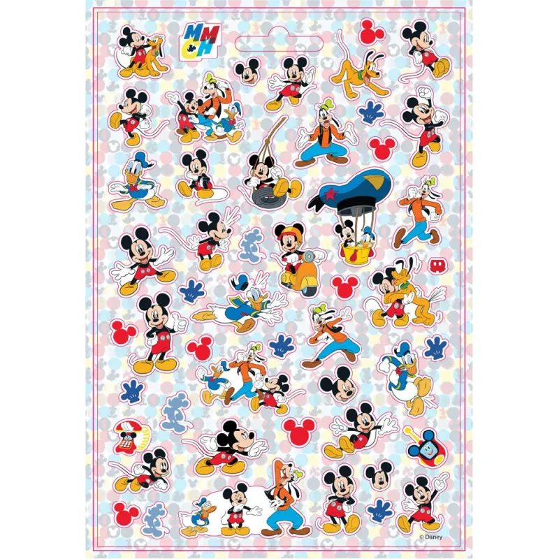 Diakakis - Αυτοκόλλητα Disney Mickey Mouse, Μπλόκ 300 Τμχ 563130