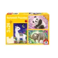 Schmidt Spiele – Puzzle 3 in 1 Panda, Lama, Sloth 24/24/24 Pcs 56368 Schmidt Spiele – Puzzle 3 in 1 Panda, Lama, Sloth 24/24/24 Pcs 56368