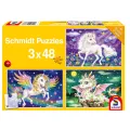 Schmidt Spiele – Puzzle 3 In 1 Mythical Creatures 48/48/48 Pcs 56377 Schmidt Spiele – Puzzle 3 In 1 Mythical Creatures 48/48/48 Pcs 56377