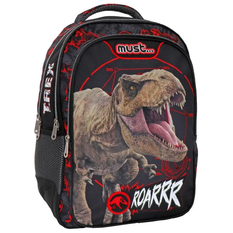Diakakis - Τσάντα Πλάτης Δημοτικού Jurassic T-Rex Roarrr 570894