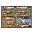 Schmidt Spiele - Puzzle House Of Four Seasons 2000 Pcs 58345 Schmidt Spiele - Puzzle House Of Four Seasons 2000 Pcs 58345