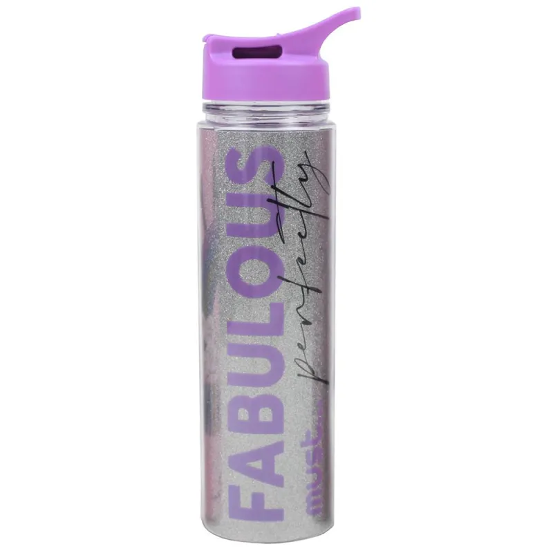 Diakakis - Παγούρι Πλαστικό Must Glitter, Fabulous 450 ml 584547