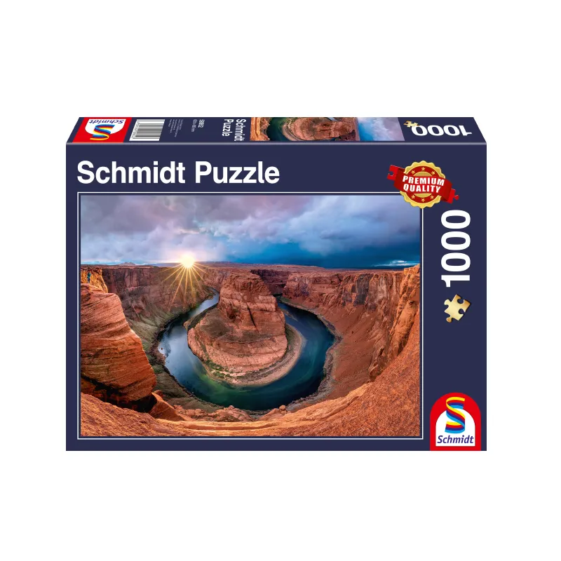 Schmidt Spiele – Puzzle Glen Canyon Horseshoe Bend On The Colorado River 1000 Pcs 58952