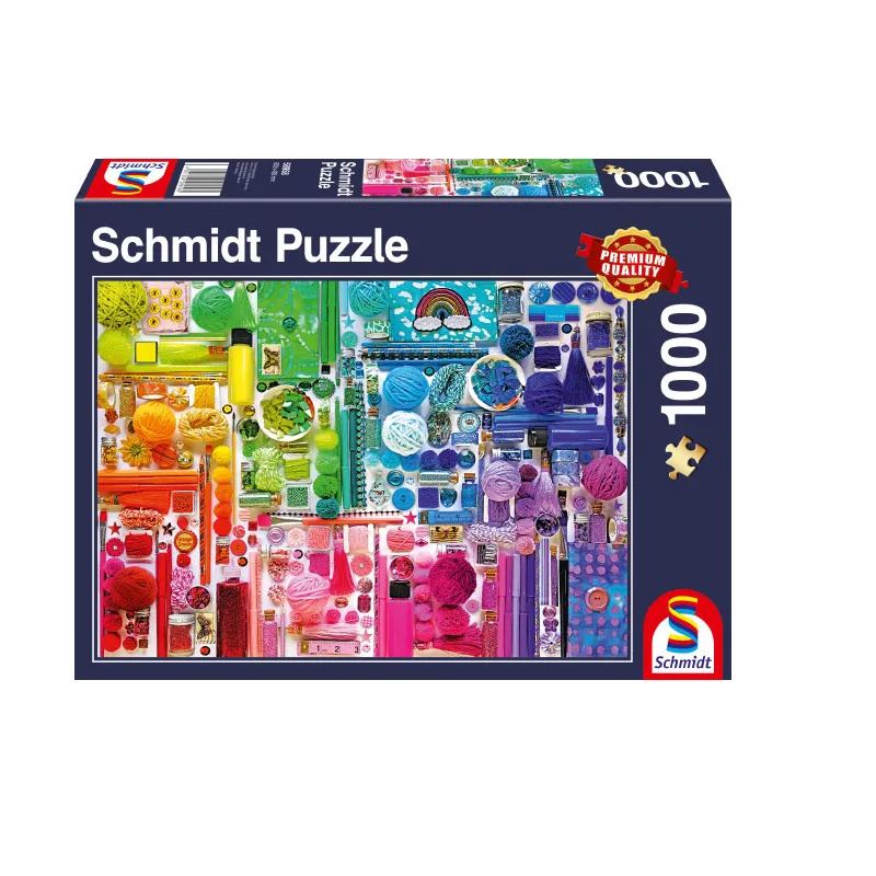Schmidt Spiele – Puzzle Colors Of The Rainbow 1000 Pcs 58958