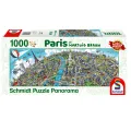 Schmidt Spiele – Puzzle Panorama Paris 1000 Pcs 59597 Schmidt Spiele – Puzzle Panorama Paris 1000 Pcs 59597