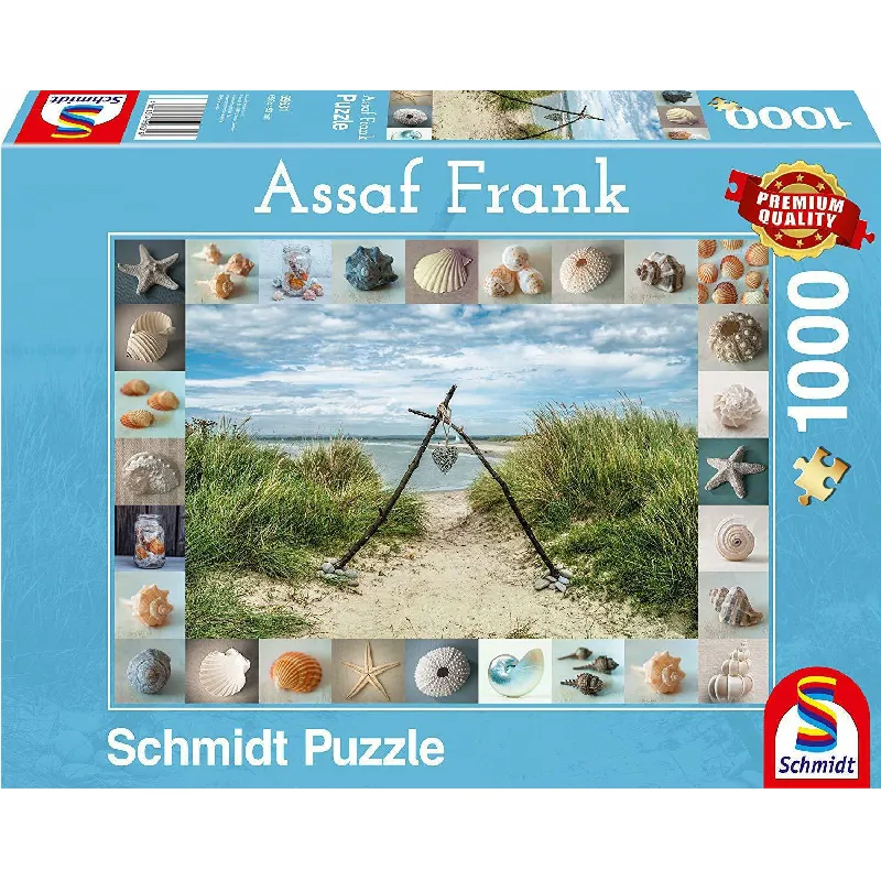 Schmidt Spiele - Puzzle Seashore Collectibles 1000 Pcs 59631
