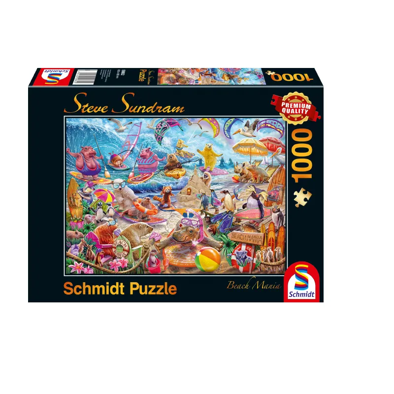Schmidt Spiele – Puzzle Beach Mania 1000 Pcs 59662
