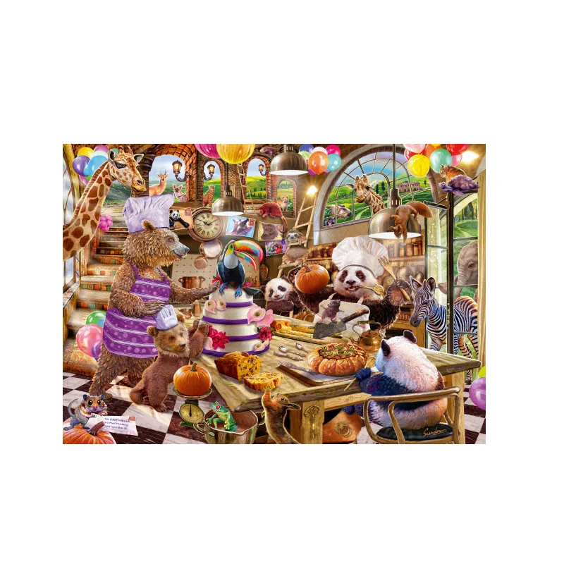 Schmidt Spiele – Puzzle Chef Mania 1000 Pcs 59663
