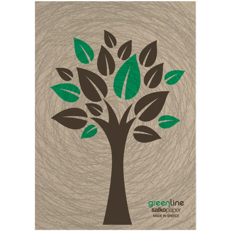 Salko Paper - Τετράδιο Greenline A4, 40 Φύλλα 6001