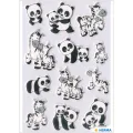 Herma - Αυτοκολλητάκια Αφρώδες, Panda And Zebra Families 6021 Herma - Αυτοκολλητάκια Αφρώδες, Panda And Zebra Families 6021