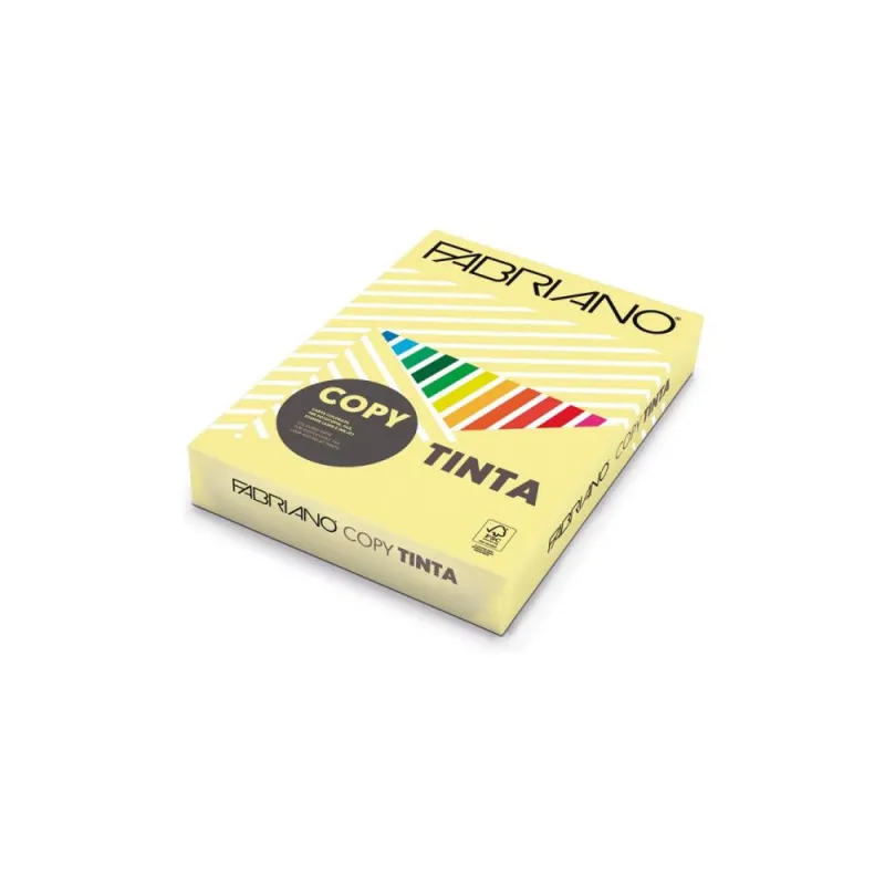 Fabriano - Χαρτί Εκτύπωσης Tinta Χρωματιστό, Banana A4 160gr 250 Φύλλα (1 Δεσμίδα) 61116021