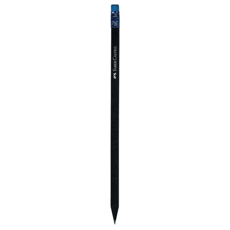 Faber Castell - Μολύβι Μαύρο Με Γόμα Γαλάζιο HB 611583