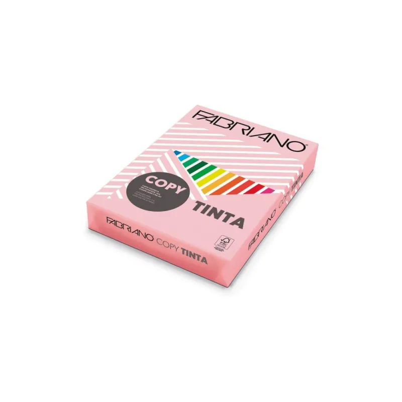 Fabriano - Χαρτί Εκτύπωσης Tinta Χρωματιστό, Pink A4 160gr 250 Φύλλα (1 Δεσμίδα) 61416021