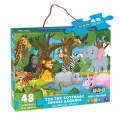 Luna - Puzzle Δαπέδου, Ζώα Της Ζούγκλας 48 Pcs 621471 Luna - Puzzle Δαπέδου, Ζώα Της Ζούγκλας 48 Pcs 621471