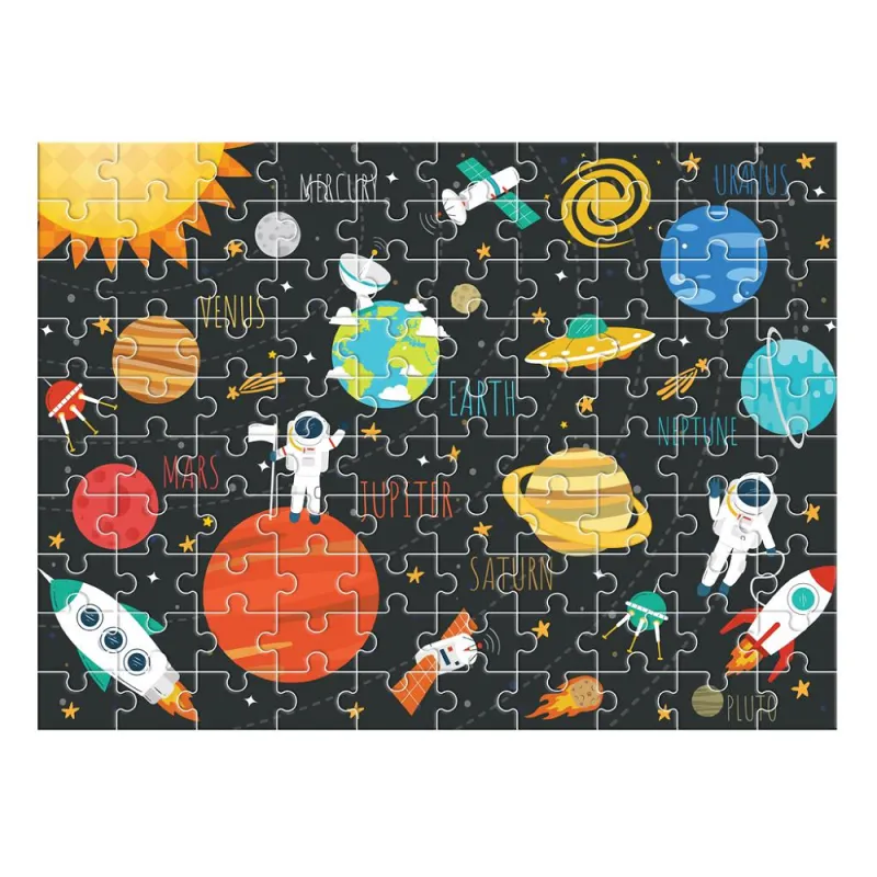 Luna - Puzzle Glow In The Dark, Ηλιακό Σύστημα 100 Pcs 621785