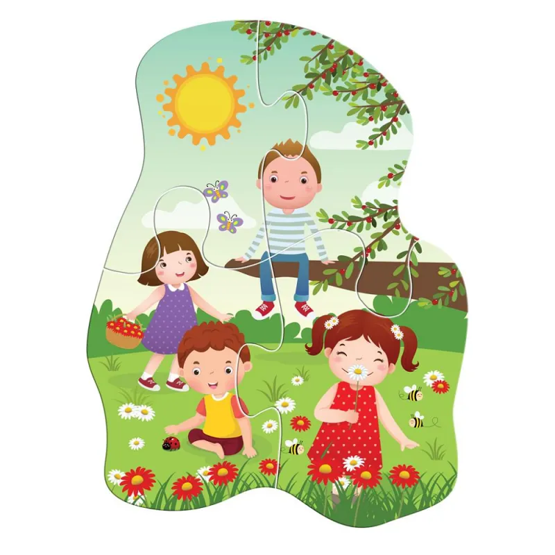 Luna - Puzzle 4 in 1, Οι Τέσσερις Εποχές 4/6/8/10 Pcs 621800