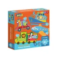 Luna - Puzzle 4 in 1, Οχήματα 4/6/8/10 Pcs 621802 Luna - Puzzle 4 in 1, Οχήματα 4/6/8/10 Pcs 621802