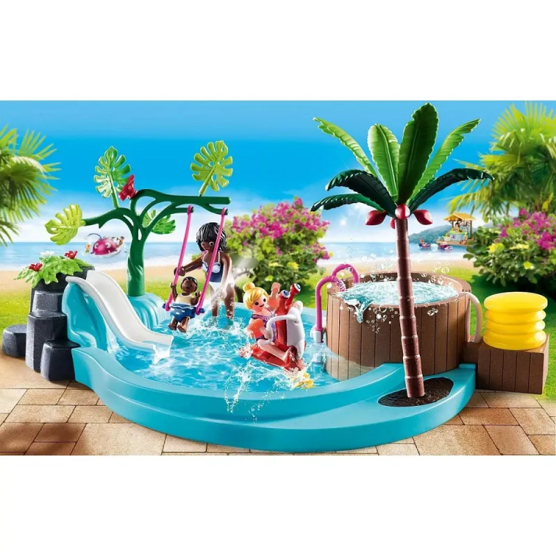 Playmobil Family Fun - Παιδική Πισίνα Με Υδρομασάζ 70611
