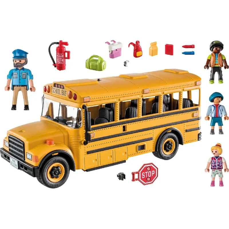Playmobil City Life - Σχολικό Λεωφορείο Με Μαθητές 70983
