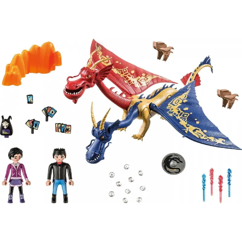 Playmobil Dragons The Nine Realms - Οι Wu Και Wei Με Την Jun 71080