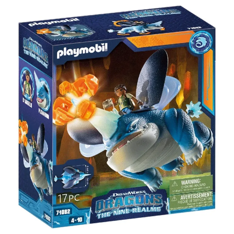 Playmobil Dragons The Nine Realms - Plowhorn Και D'angelo 71082