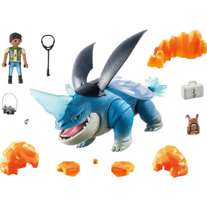 Playmobil Dragons The Nine Realms - Plowhorn Και D'angelo 71082
