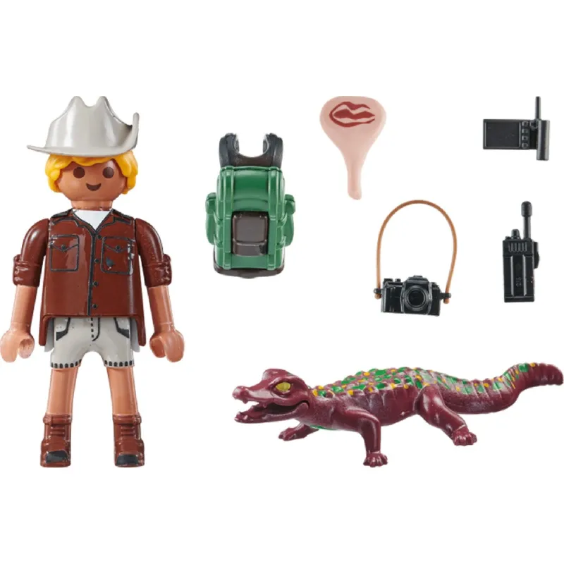 Playmobil Special Plus - Εξερευνητής Με Αλιγάτορα 71168