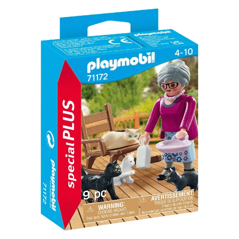Playmobil Special Plus - Γιαγιά Με Γατάκια 71172