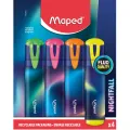 Maped - Μαρκαδόροι Υπογράμμισης Nightfall Σετ 4 Τμχ 740700 Maped - Μαρκαδόροι Υπογράμμισης Nightfall Σετ 4 Τμχ 740700