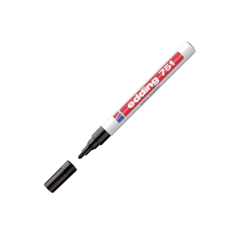 Edding – Μαρκαδόρος Λαδιού Paint Marker 751, Μαύρο 751-1