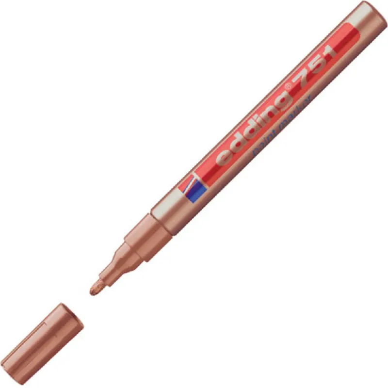 Edding – Μαρκαδόρος Λαδιού Paint Marker 751, Χάλκινο 751-55