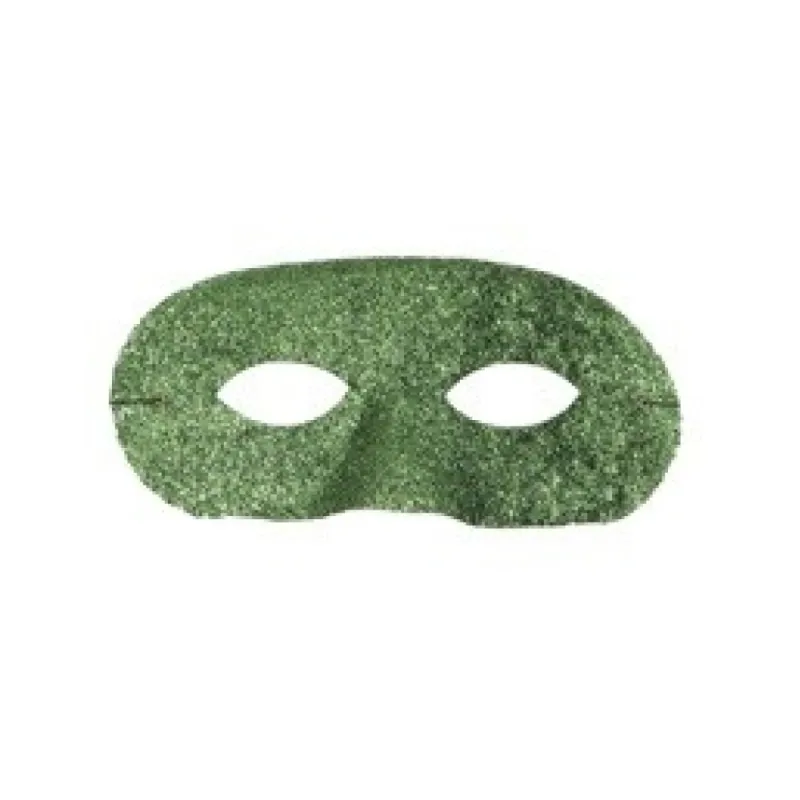 Fun Fashion - Μάσκα Ματιών Γυαλιστερή Με Στρας, Πράσινη 80174