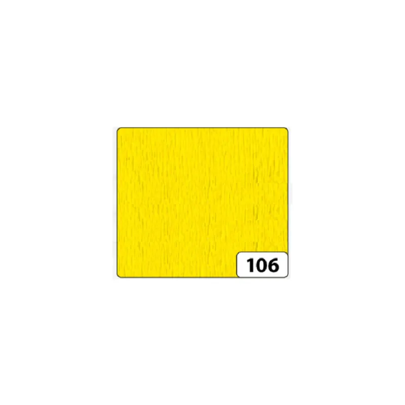 Folia - Χαρτί Γκοφρέ, Κίτρινο 50x250 cm 822106