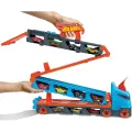 Mattel - Hot Wheels City, Νταλίκα - Πίστα 2 Σε 1 GVG37