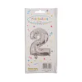 Procos - Μπαλόνι Foil Ασημί 32 εκ No.2 89799 Procos - Μπαλόνι Foil Ασημί 32 εκ No.2 89799