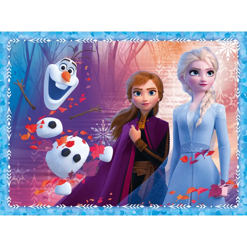 Trefl - Puzzle 2 in 1 Frozen II, A Mysterious Land 30/48 Pcs 90814