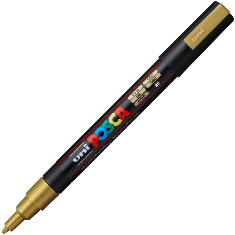 Uniball - Μαρκαδοράκι Posca PC-3M 0.9-1.3 mm Gold 25 915929