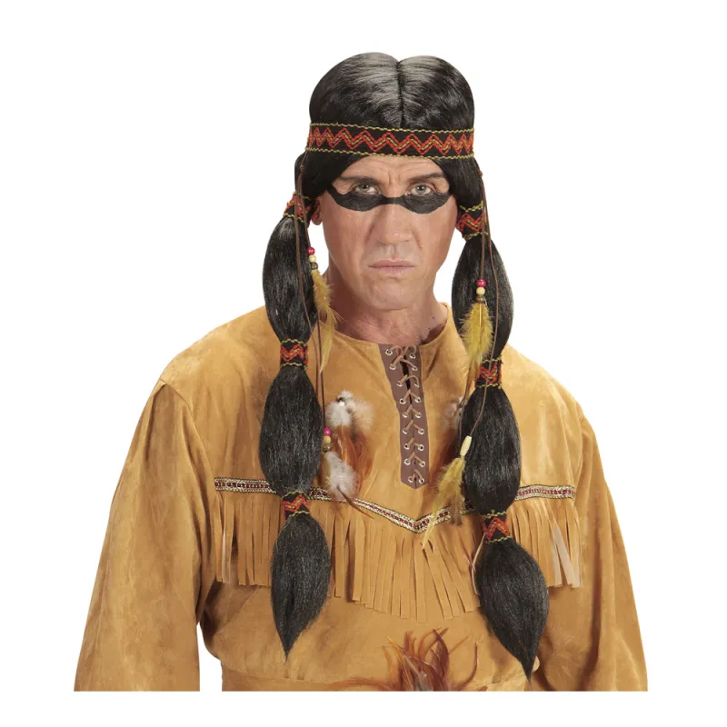 Widmann - Περούκα Ινδιάνου Με Κορδέλα 93333