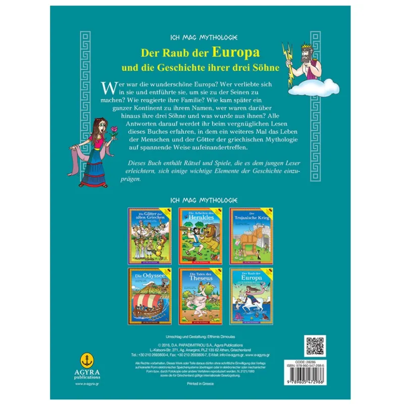 Ich Mac Mythologie - Der Raub Der Europa Und Die Geschichte Ihrer Drei Söhne