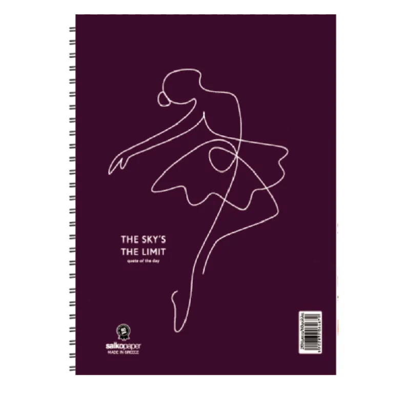 Salko Paper - Μπλοκ Σημειώσεων Σπιράλ 10x14 80 Φύλλων 9970