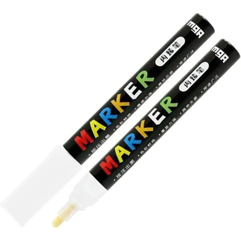 M&G - Ακρυλικός Μαρκαδόρος 2mm White (S100) APL976D910