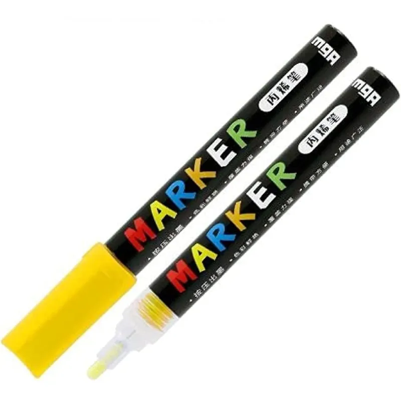 M&G - Ακρυλικός Μαρκαδόρος 2mm Yellow (S400) APL976D944