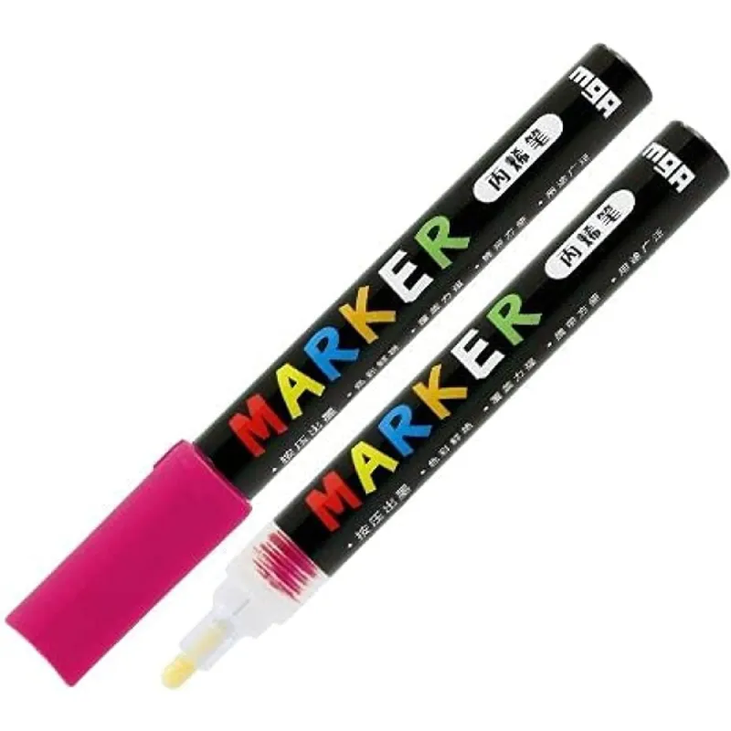 M&G - Ακρυλικός Μαρκαδόρος 2mm Rose Red (S214) APL976D9E7